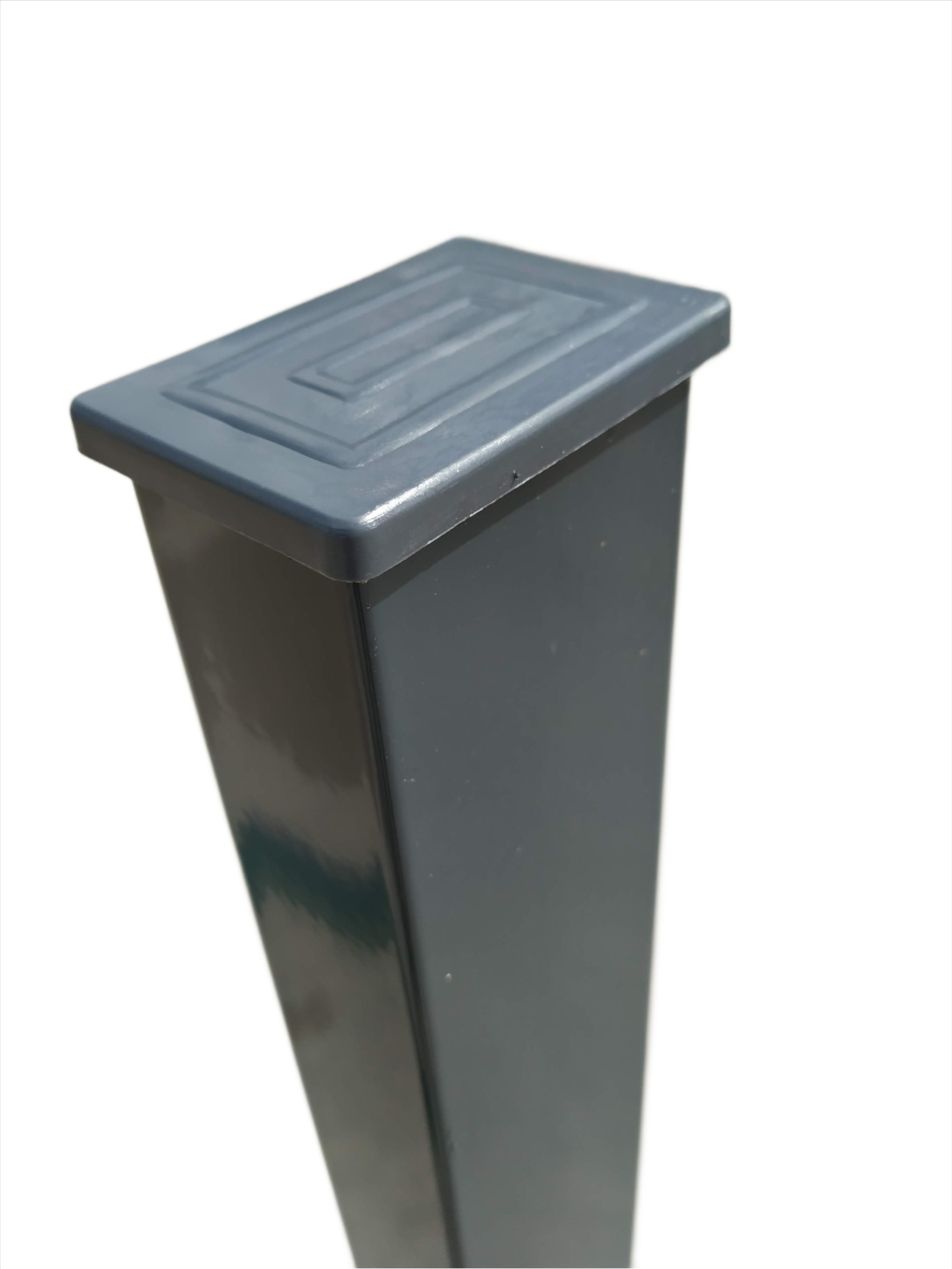 Poste com Base cinza RAL 7016