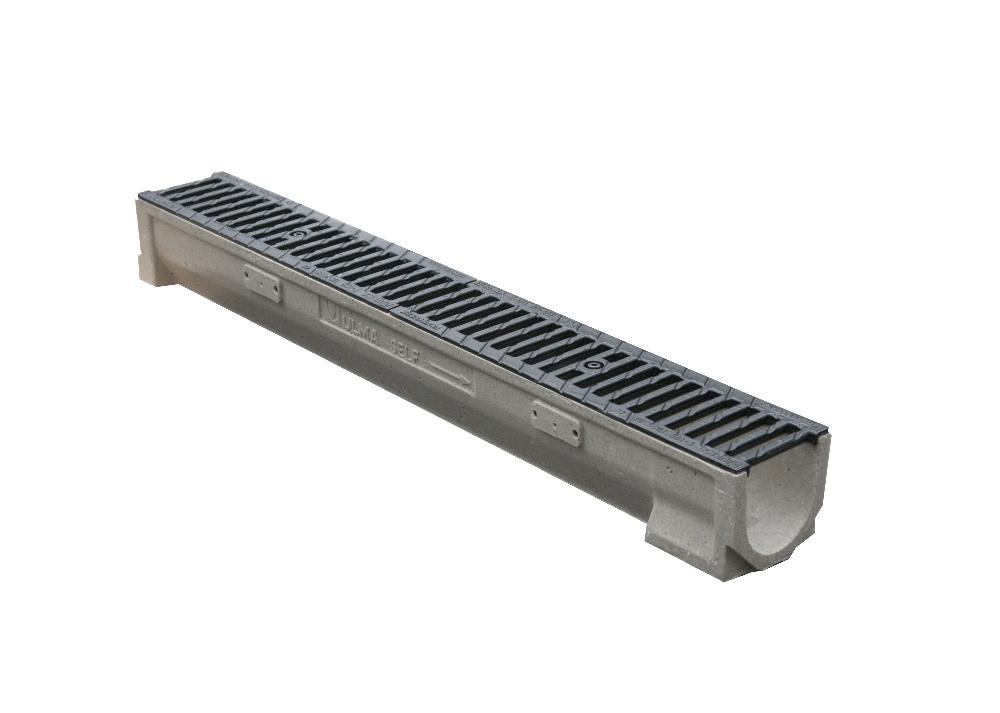 Canal em Betão Polímero Grelha Ferro Fundido C250 h 11.5cm