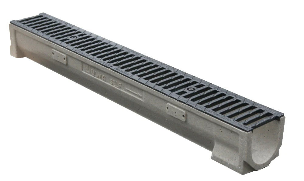 Canal em Betão Polímero Grelha Ferro Fundido C250 h 11.5cm