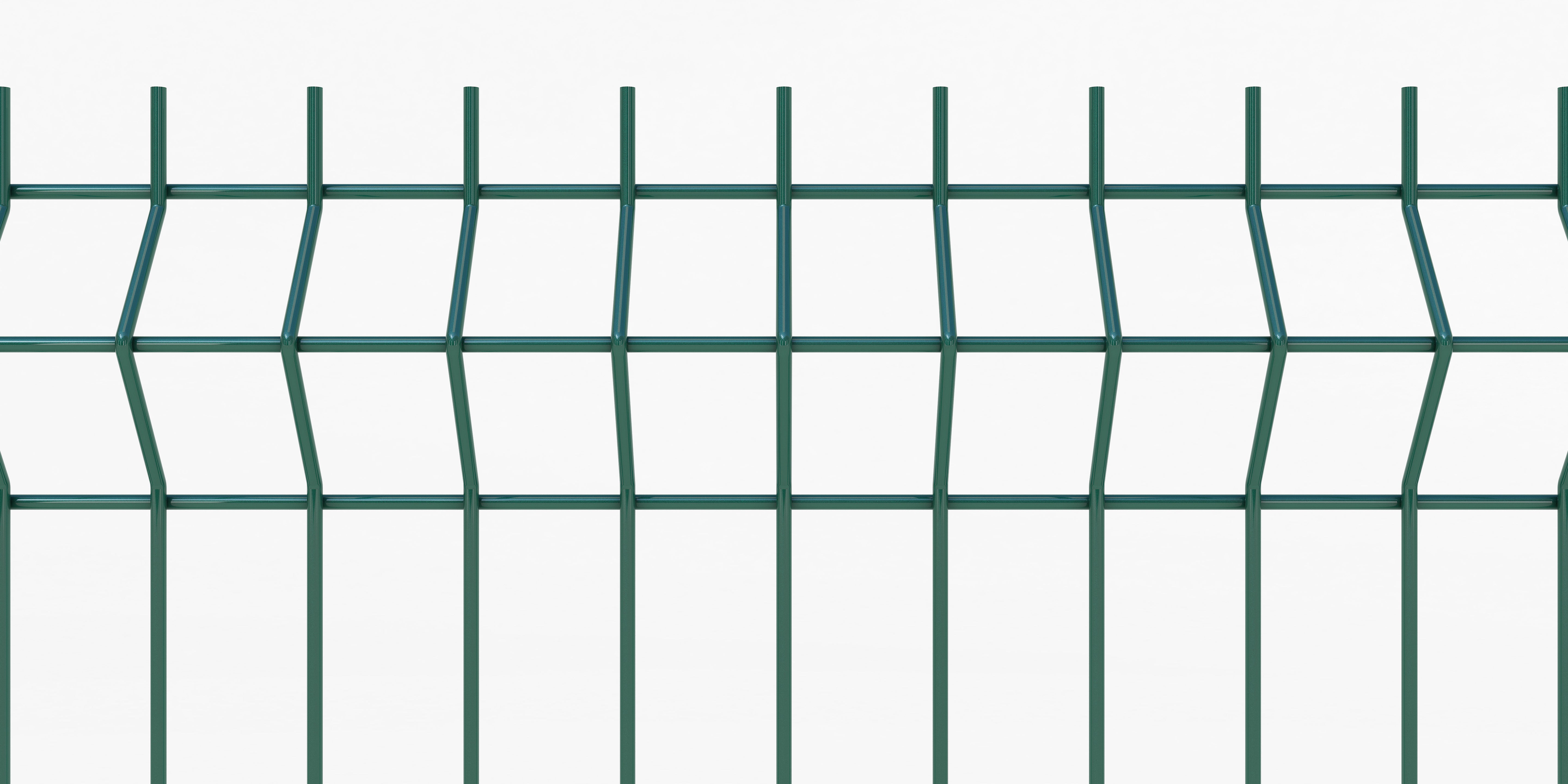 Painel Vedação Verde RAL 6005 - 2m