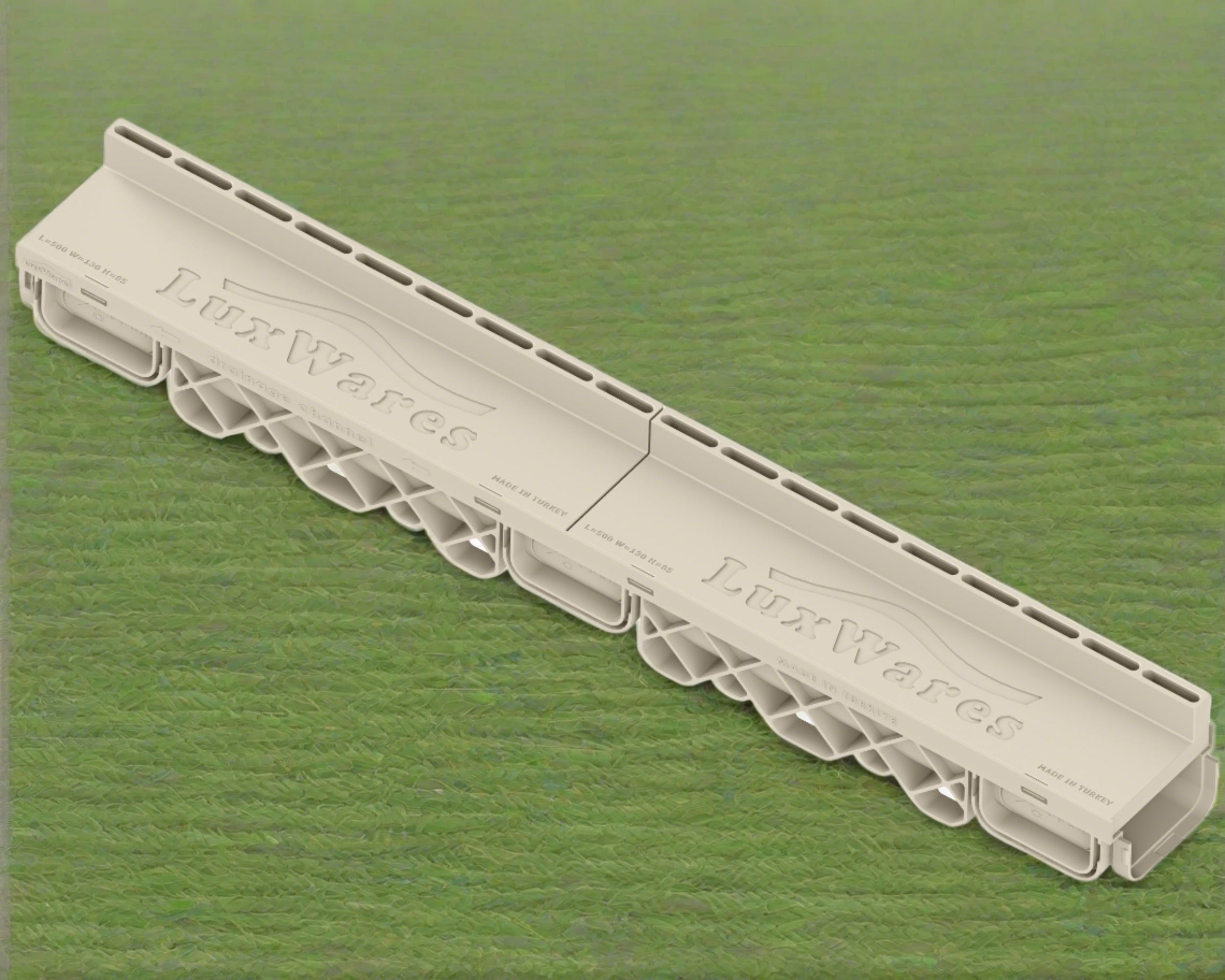 Canal em PP com Grelha Oculta h 9.5cm