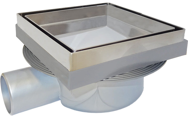 Ralo com Tampa Rebaixada Inox