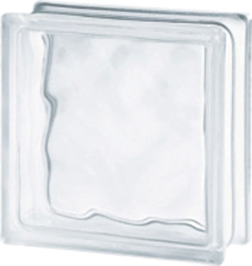 Bloco de vidro SMO1919CZ, peça decorativa e funcional para iluminação natural em interiores e exteriores.