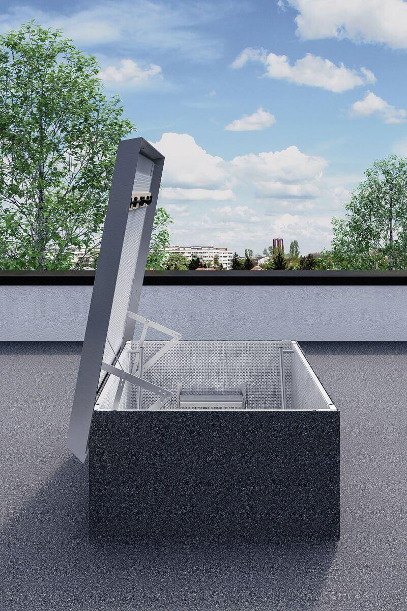 Escada para terraços SC-TERRACE, solução resistente e segura para acesso a espaços elevados.