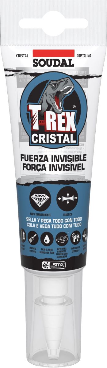 T-REX CRISTAL TRANSPARENTE (Vidro)