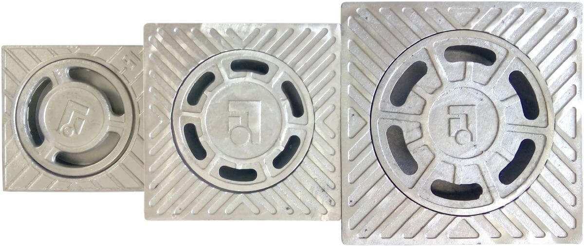 Ralo de drenagem, resistente e funcional. Ideal para escoamento eficiente em áreas internas e externas.