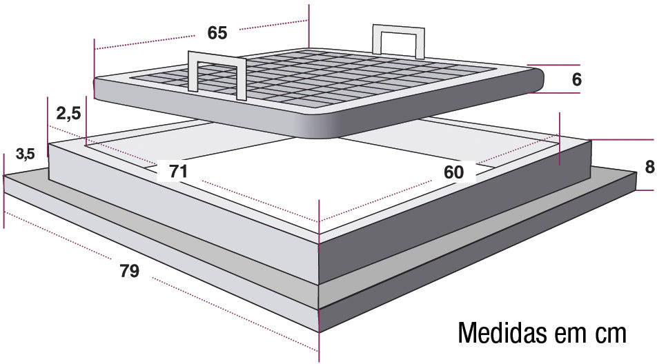 Tampas PP com Aro Sifonado