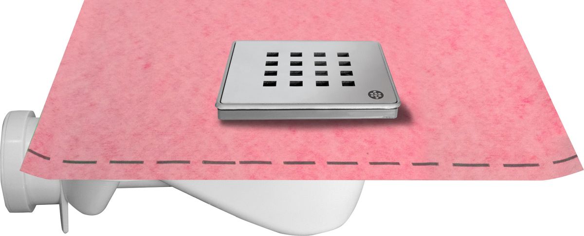 Ralo 10x10 para duche, peça resistente e eficiente para escoamento de água.