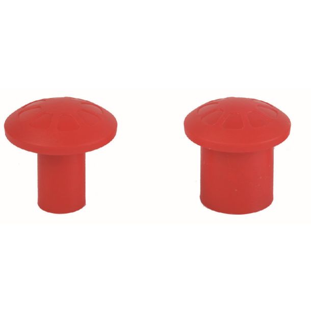 Peça tipo cogumelo, ideal para drenagem ou ventilação em superfícies técnicas.