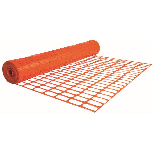 Rede de sinalização, resistente e visível. Ideal para delimitação de áreas e segurança.