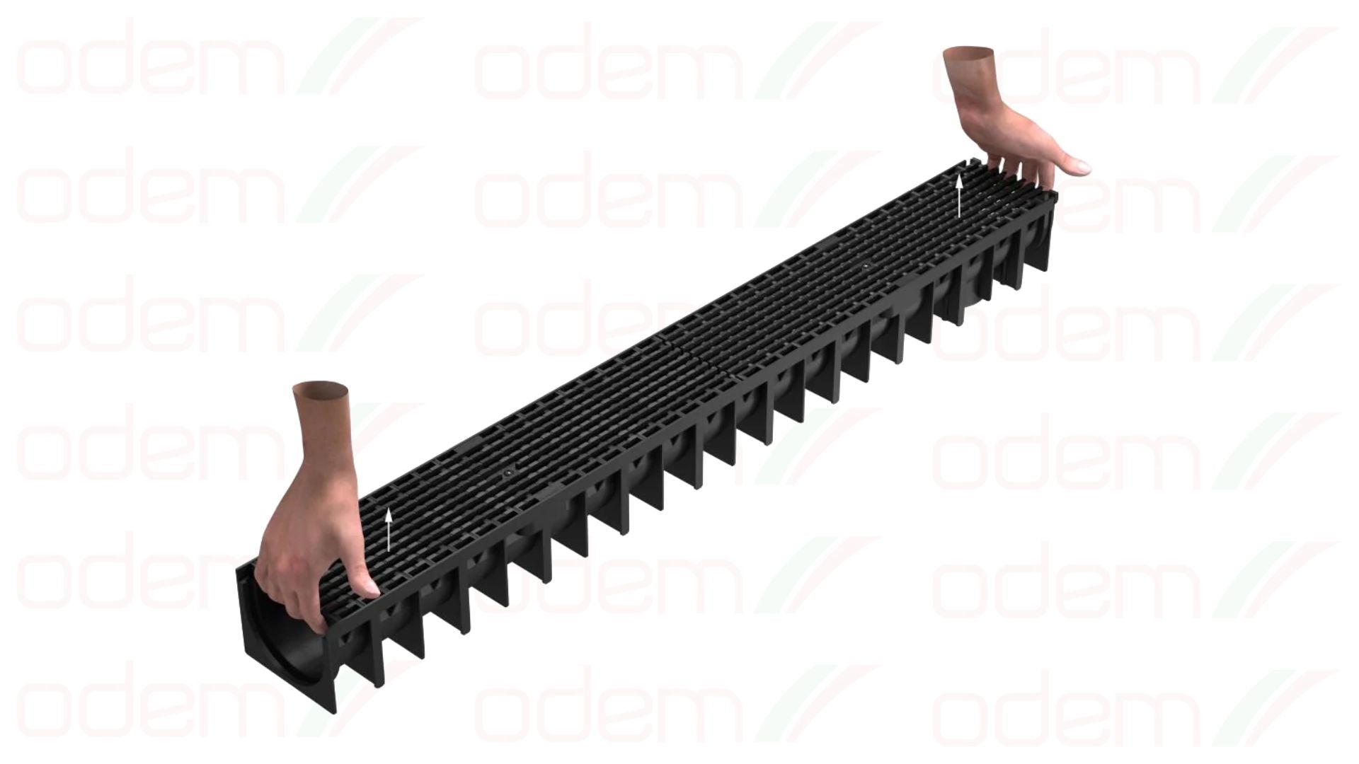 Resistente e funcional. Ideal para sistemas de drenagem e escoamento de água.