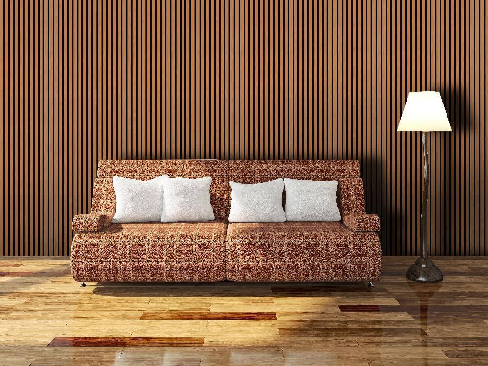 Painel Ripado Acústico ODEM Decowall Teka  60x120cm