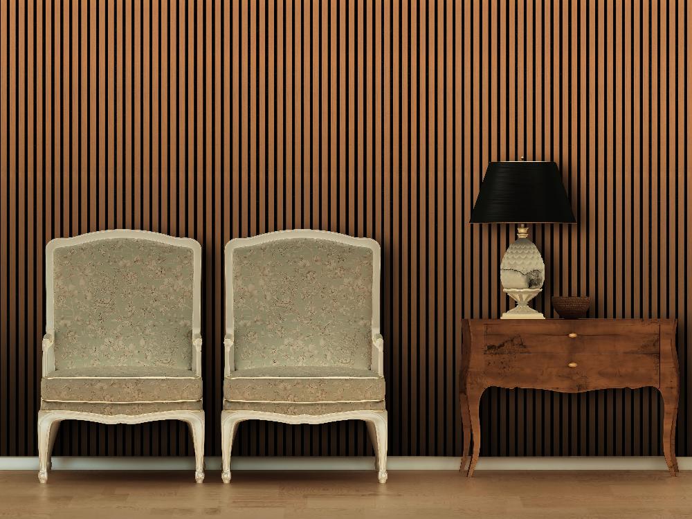 Painel Ripado Acústico ODEM Decowall Teka  60x120cm