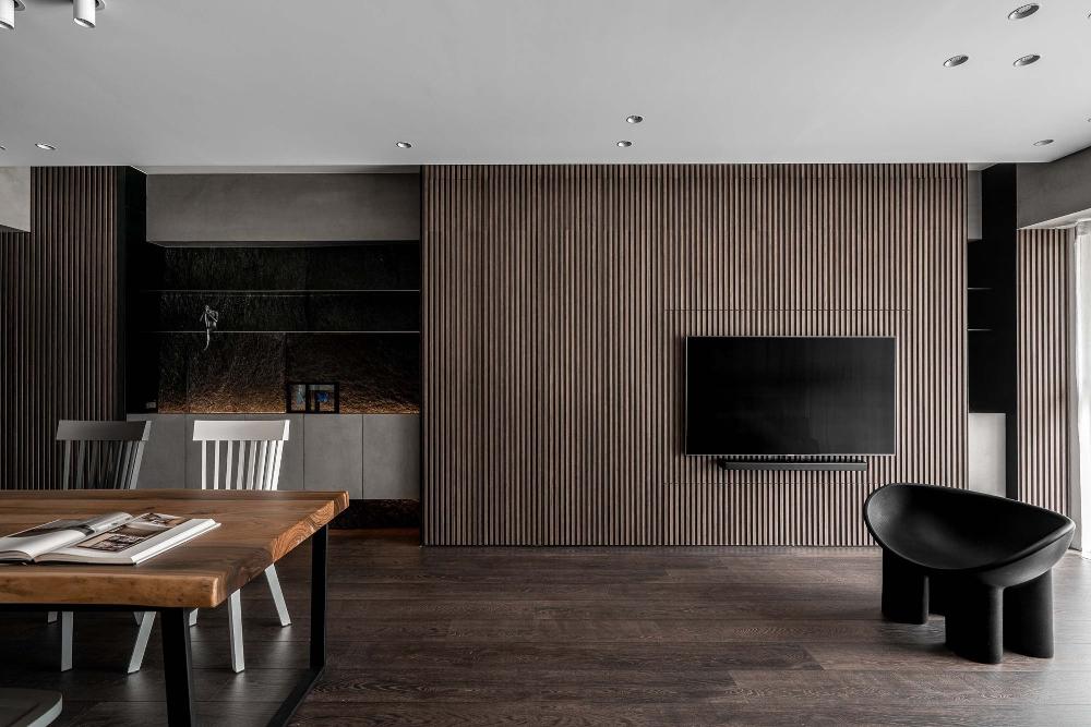 Painel  Ripado Acústico ODEM Decowall Smoked Oak - Carvalho Rustico 60x120cm