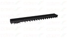 Canal 4YOU H7 Preto + Grelha plástica A15 100x12x9,2cm. Resistente e funcional. Ideal para sistemas de drenagem e escoamento de água.