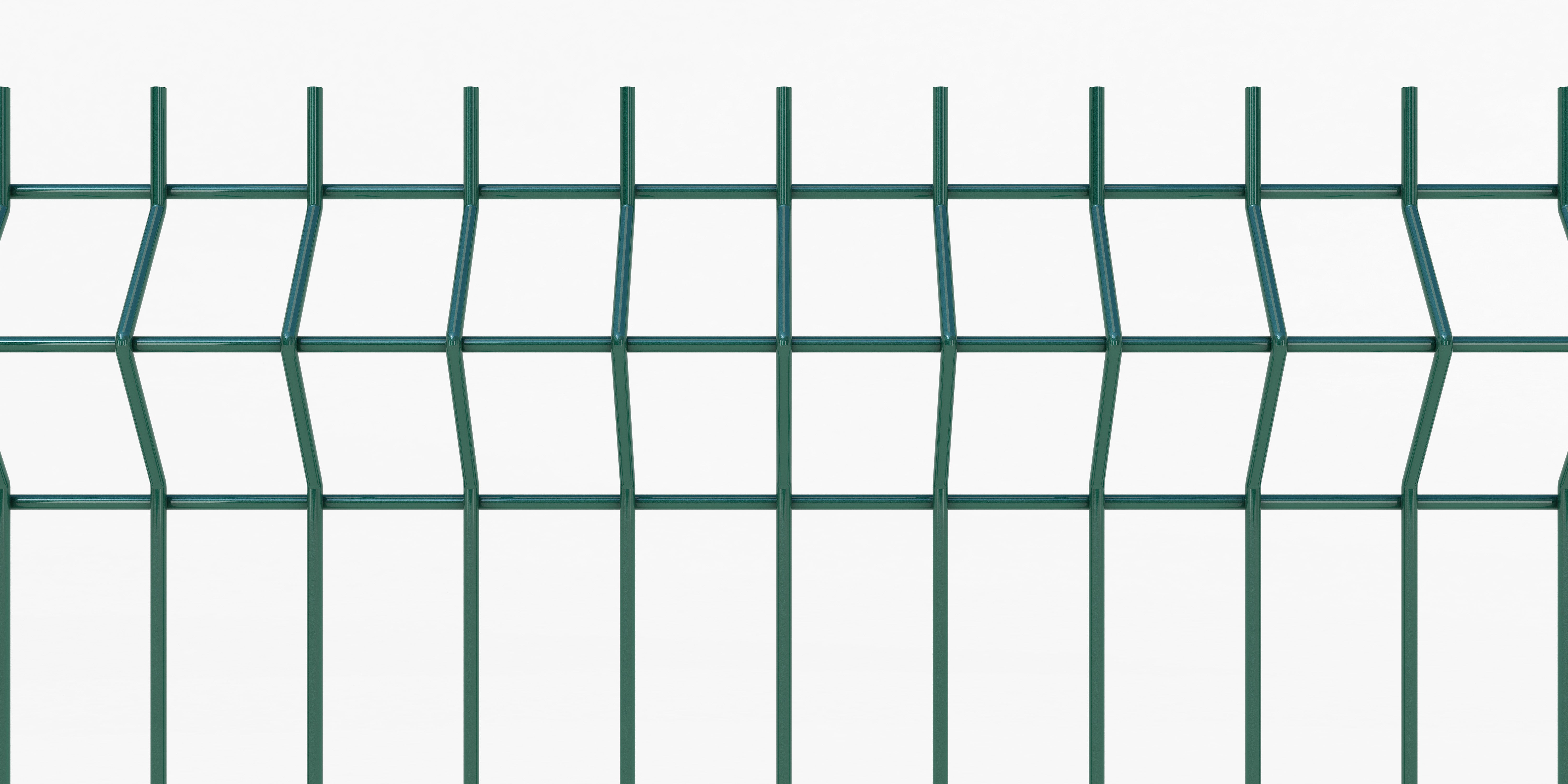 Painel Vedação Verde RAL 6005 - 2m