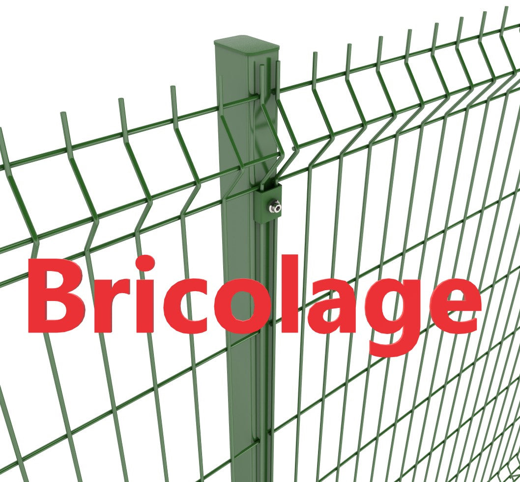 Painel Vedação Verde RAL 6005 - 2m