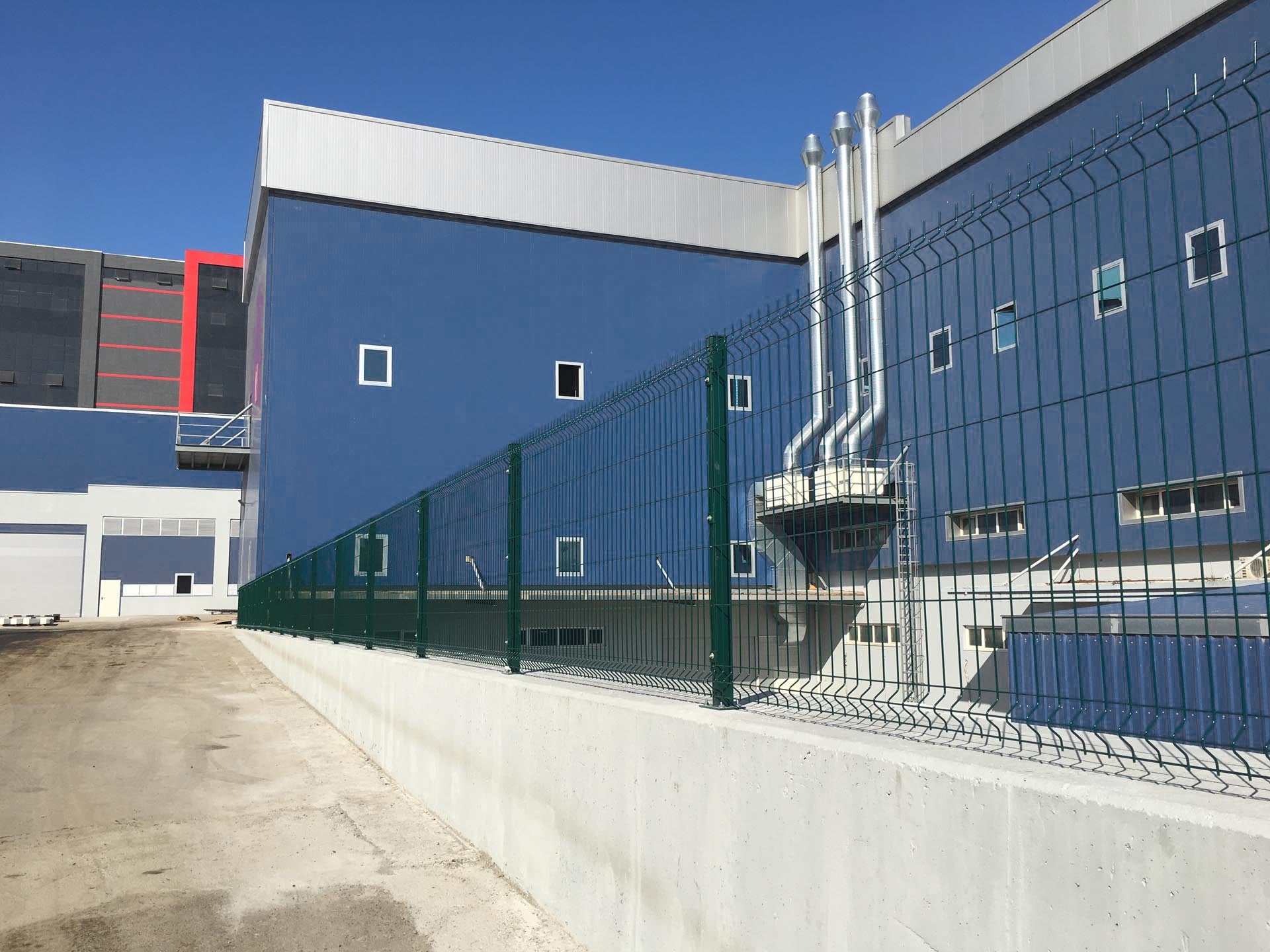 Painel Vedação Verde RAL 6005 - 2m