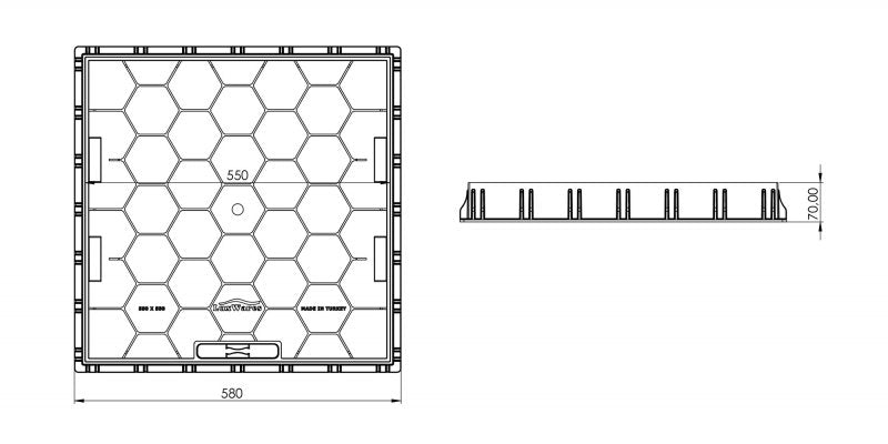 Tampa com Aro Rebaixada com Pega