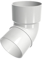 Curva de calha Classic DE367 Bend67 branca, resistente e durável. Ideal para sistemas de drenagem eficientes.