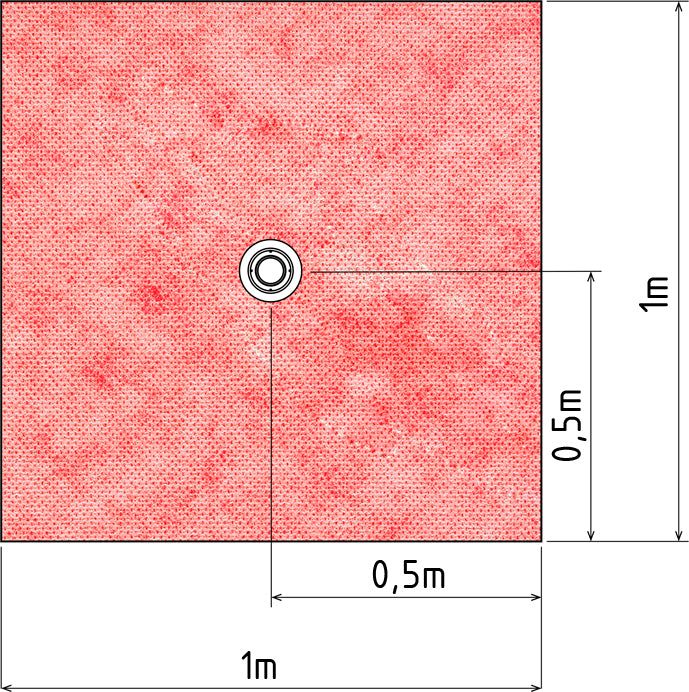 Ralo 10x10 para duche, peça resistente e eficiente para escoamento de água.