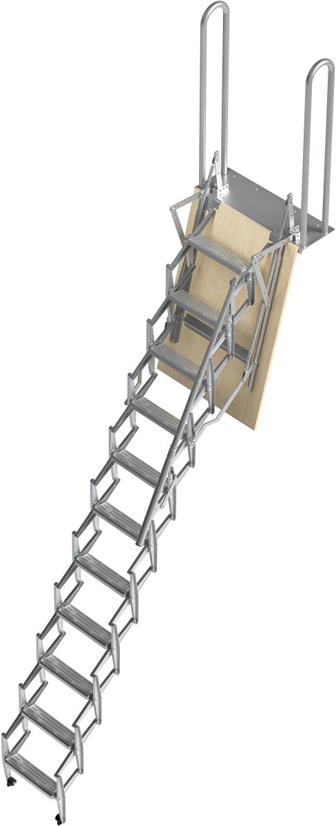 Escada de vão SC-PALCO, estrutura robusta e funcional. Perfeita para acesso a espaços elevados com segurança.