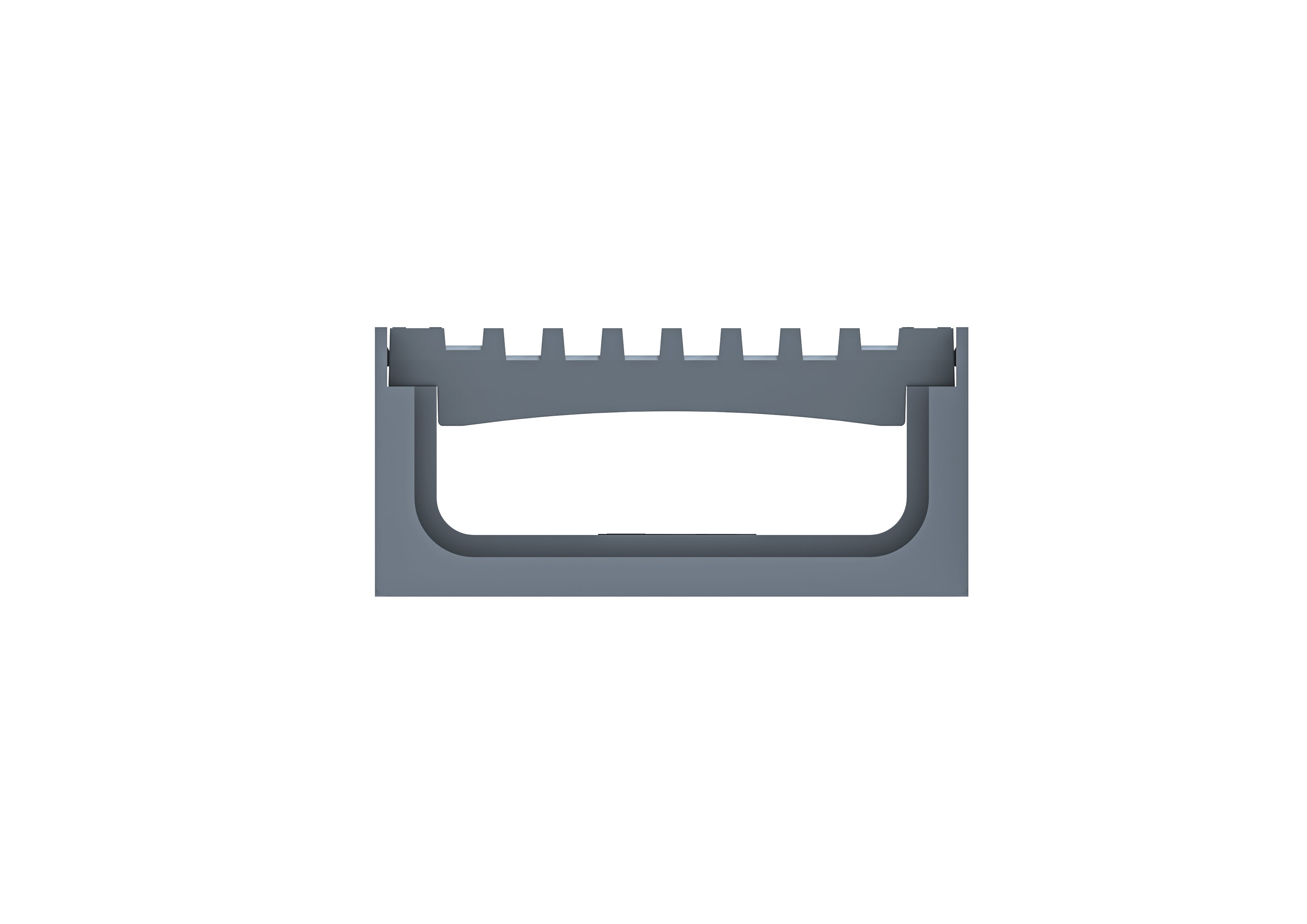 Canal 4YOU com Grelha Plástico Cinza Alt. desde 5.45cm