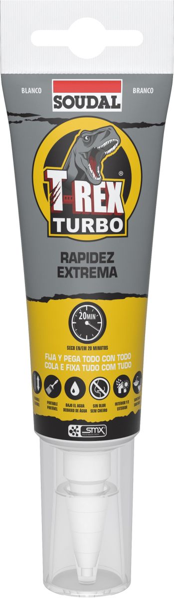 T-REX Turbo, sistema de fixação rápida e segura. Perfeito para aplicações profissionais e de alta resistência.