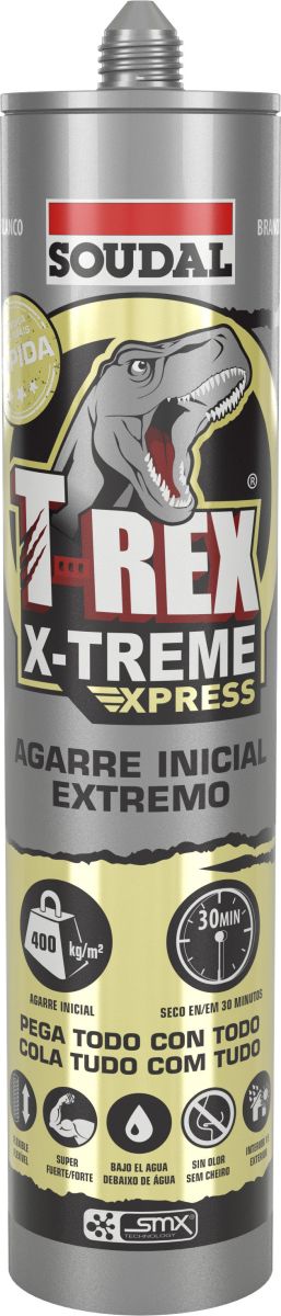 T-REXX TremeExpress, sistema inovador para fixação rápida e segura. Ideal para aplicações em construção e bricolage.