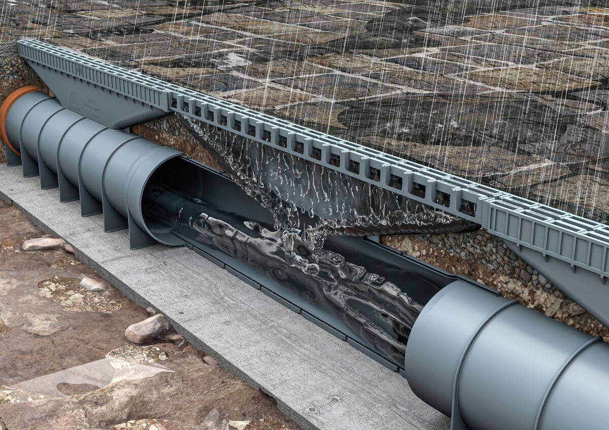 Grelha UCan, resistente e funcional. Indicada para escoamento eficiente de águas pluviais.