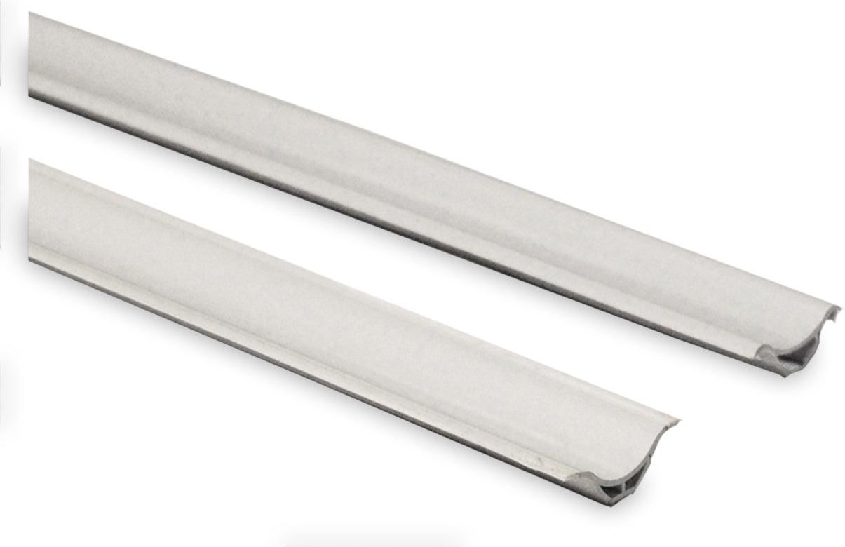 Perfil higiênico, resistente e ideal para aplicações sanitárias e industriais.