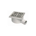 Ralo sifonado com grelha de inox, resistente e eficiente. Ideal para sistemas de escoamento de água.