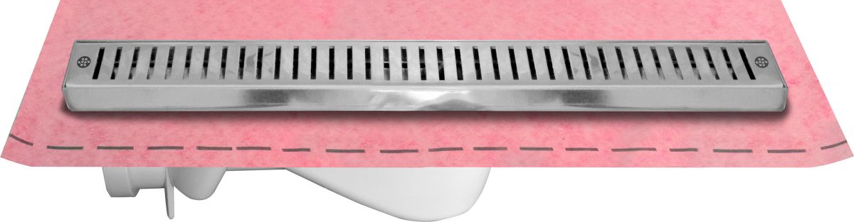 Canaleta para duche, solução eficiente para escoamento de água em casas de banho modernas.