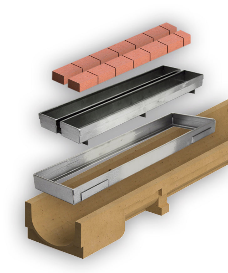 Grelhas Ocultas para Canal Evolution INOX