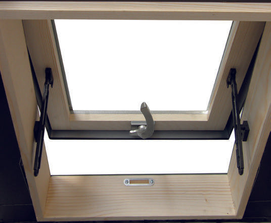 Janela alternativa, design funcional e eficiente. Solução prática para iluminação e ventilação de espaços.