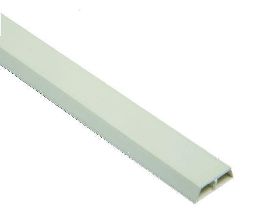 Perfil decorativo em alumínio modelo 201A, ideal para acabamentos sofisticados em paredes e pavimentos.