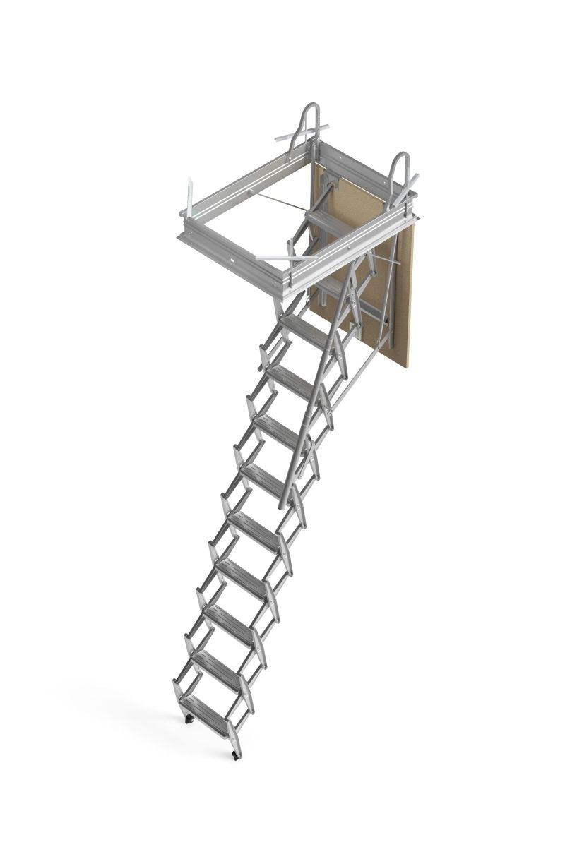 Escada de sótão, resistente e dobrável. Solução prática para acesso a espaços elevados.